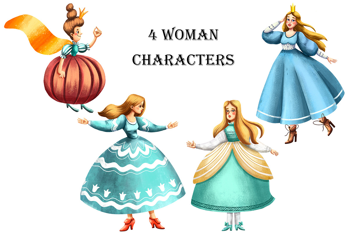 Fairy Tale - Clipart Set, an Illustration by Mashamashastu (Photo 3 of 12)