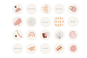 Instagram Highlight Icons Pink/Nude, a Social Media Template by MyMagicShop (Thumbnail 2 of 2)