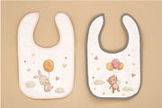 Hello baby - cute collection, an Animal Illustration by ElenaPlatovaArt (Thumbnail 3 of 11)