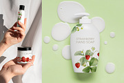 Strawberry watercolor illustrations, a Food Illustration by Fedulova Art (Thumbnail 7 of 17)