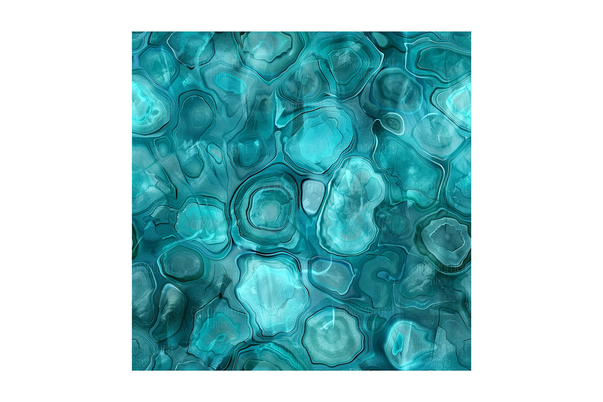 Teal Textures Seamless Digital Paper, a Pattern Graphic by Chromolume Studio (Photo 19 of 28)