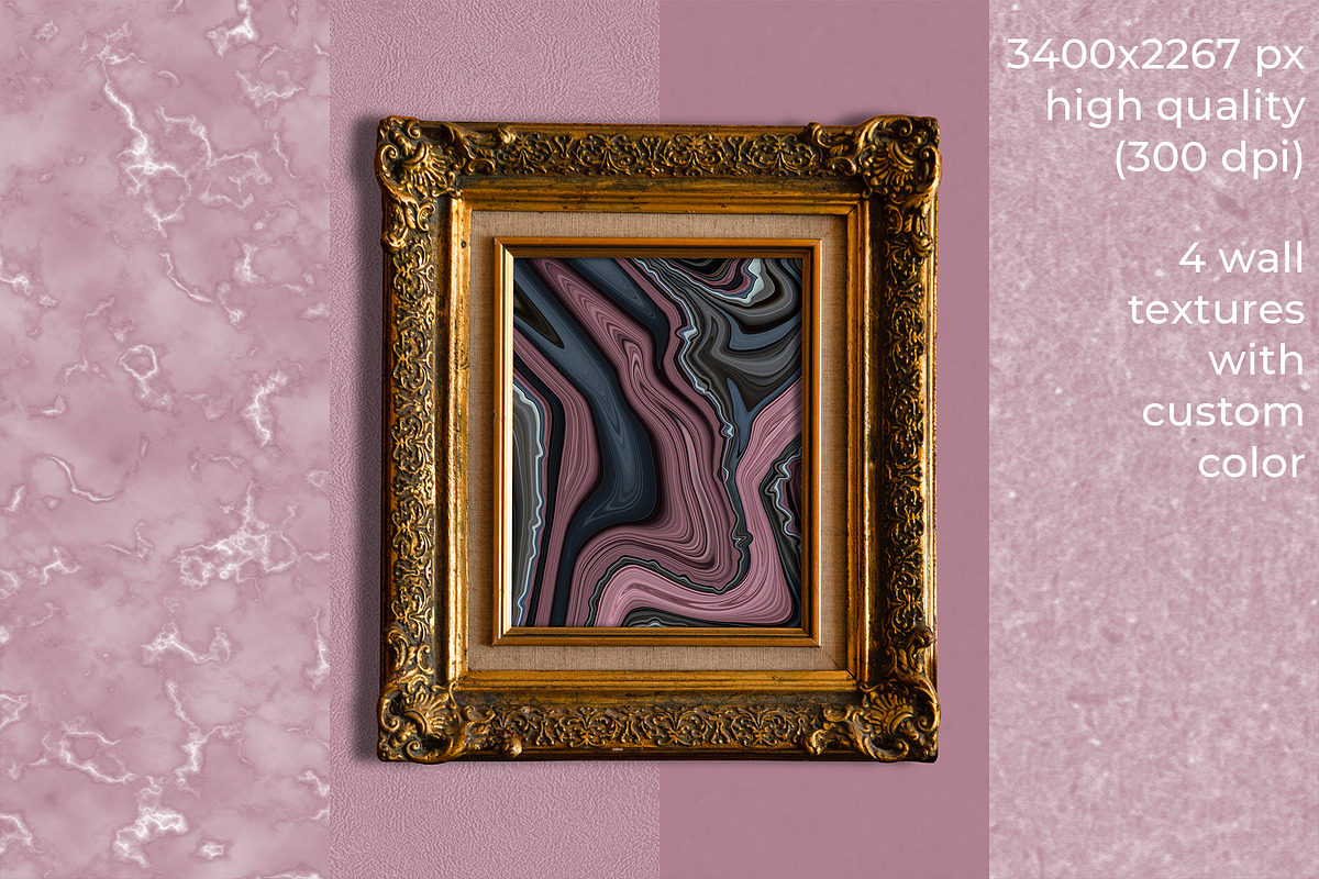4:5 Vintage Frame Mockup, a Mockup by bluevan (Photo 6 of 6)