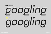 Miguer Sans | Contrast Sans, a Sans Serif Font by Jolicia Type (Thumbnail 9 of 21)