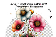 Whimsical Spring Flowers ClipartS, a Graphic by one-touch (Thumbnail 11 of 18)