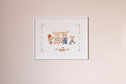 MOUSE FAMILY. Watercolor clipart, an Animal Illustration by OlliArtDesign (Thumbnail 8 of 8)