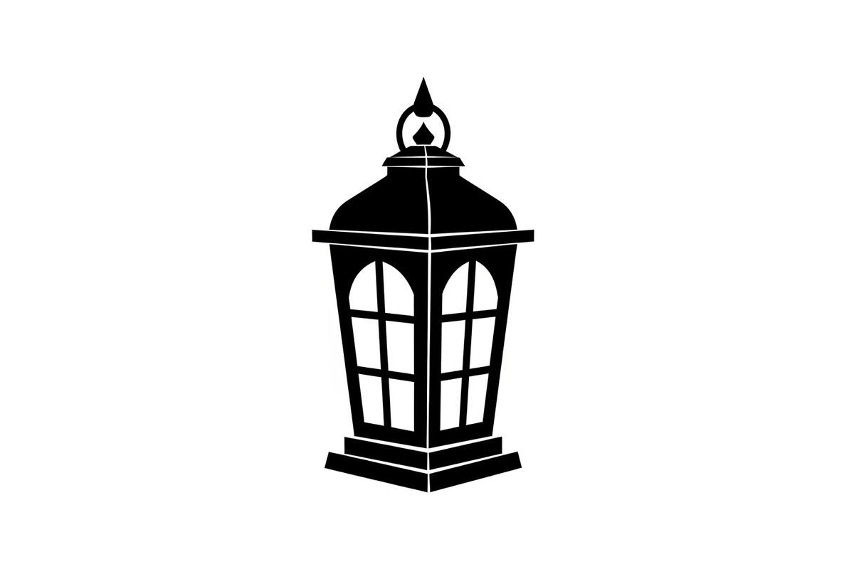 Vintage Street Lantern Silhouette Bu, an Illustration by hafijul (Photo 17 of 51)