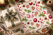 Watercolor Christmas Food Clipart, a Food Illustration by Where summer is (Thumbnail 10 of 11)