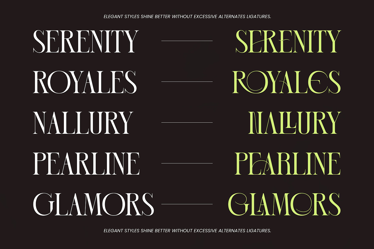 Blonare Luxury High Contrast Serif, a Serif Font by timelesstype.co (Photo 12 of 15)