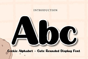 Cookie Alphabet, a Slab Serif Font by Wow Magic (Thumbnail 2 of 3)