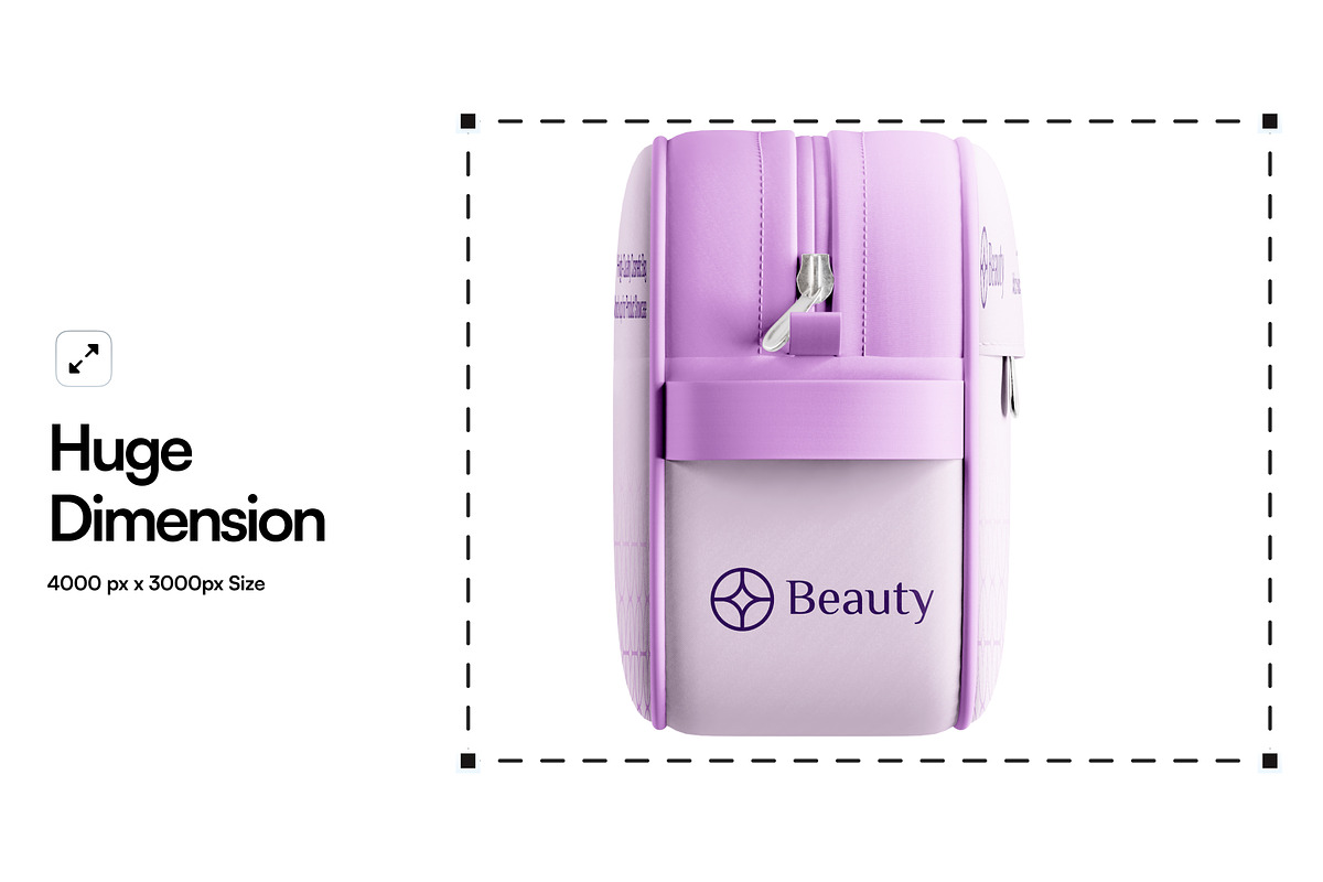 Cosmetic Bag Mockup, a Product Mockup by SLAB! Design (Photo 2 of 6)