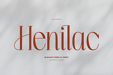 Henilac | Elegant Display Font