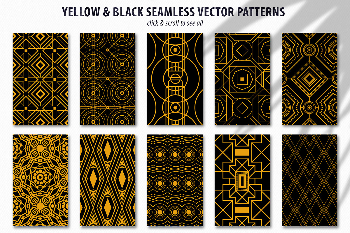 Textures & Patterns Bundle - Noir, a Texture Graphic by CatJello Graphics (Photo 19 of 29)
