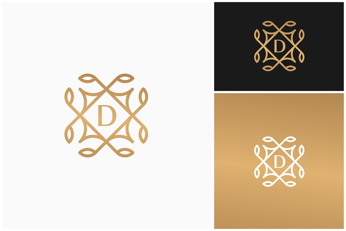 Letter D Luxury Decoration Logo, a Branding & Logo Template by ika trisiana