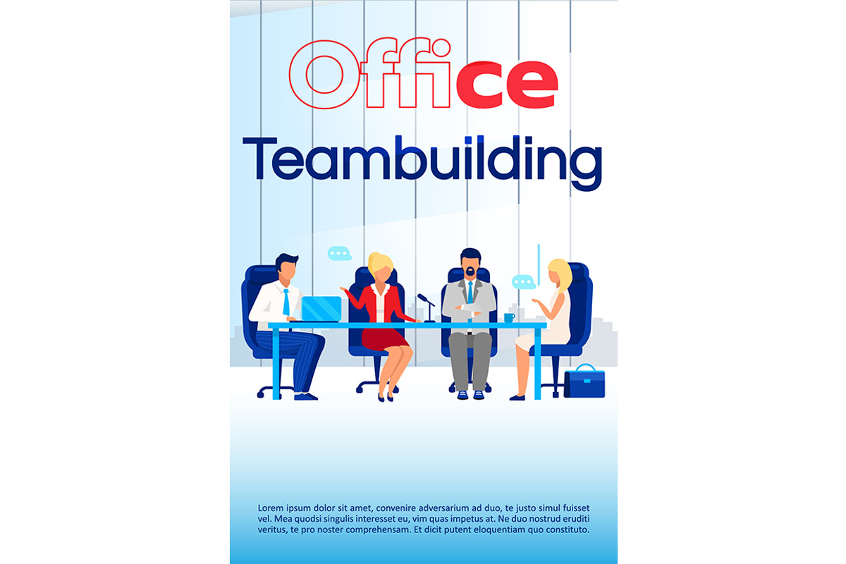 Company staff brochure template set., a Brochure Template by IMG visuals characters (Photo 5 of 5)