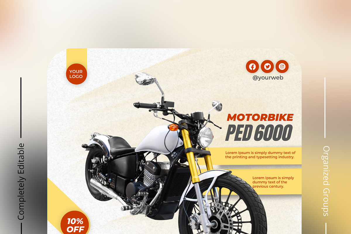 Automotive & Tech Design Templates I, a Social Media Template by Exceptionalways (Photo 14 of 36)