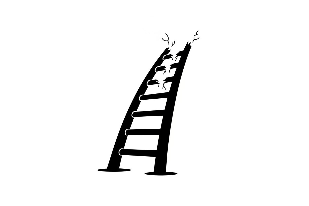 50 Broken Ladder Silhouette Bundle, an Illustration by Designs_River (Photo 33 of 51)