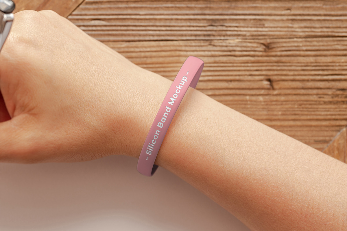Silicon Band Mock-up, a Product Mockup by Yogurt86 (Photo 20 of 22)
