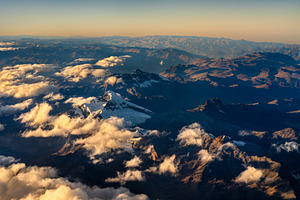 Aerial view of the Andes Mountains, a Nature Photo by Leonid Andronov