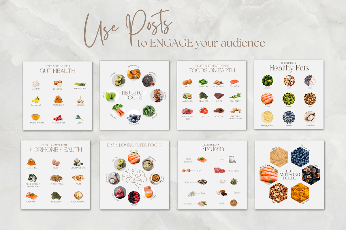 Nutrition Facts Instagram Template, a Templates & Theme by Thrive Nutrition Studio (Photo 3 of 7)