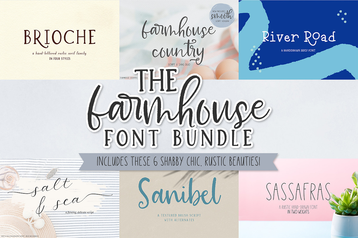 The Farmhouse Font Bundle, a Script Font by Beck McCormick (Photo 1 of 8)