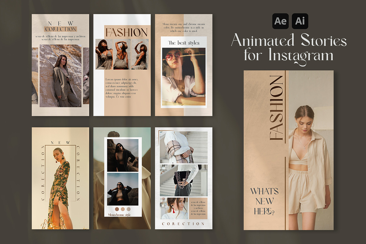 Animated Stories for Instagram, a Social Media Template by Artemis-products (Photo 1 of 4)