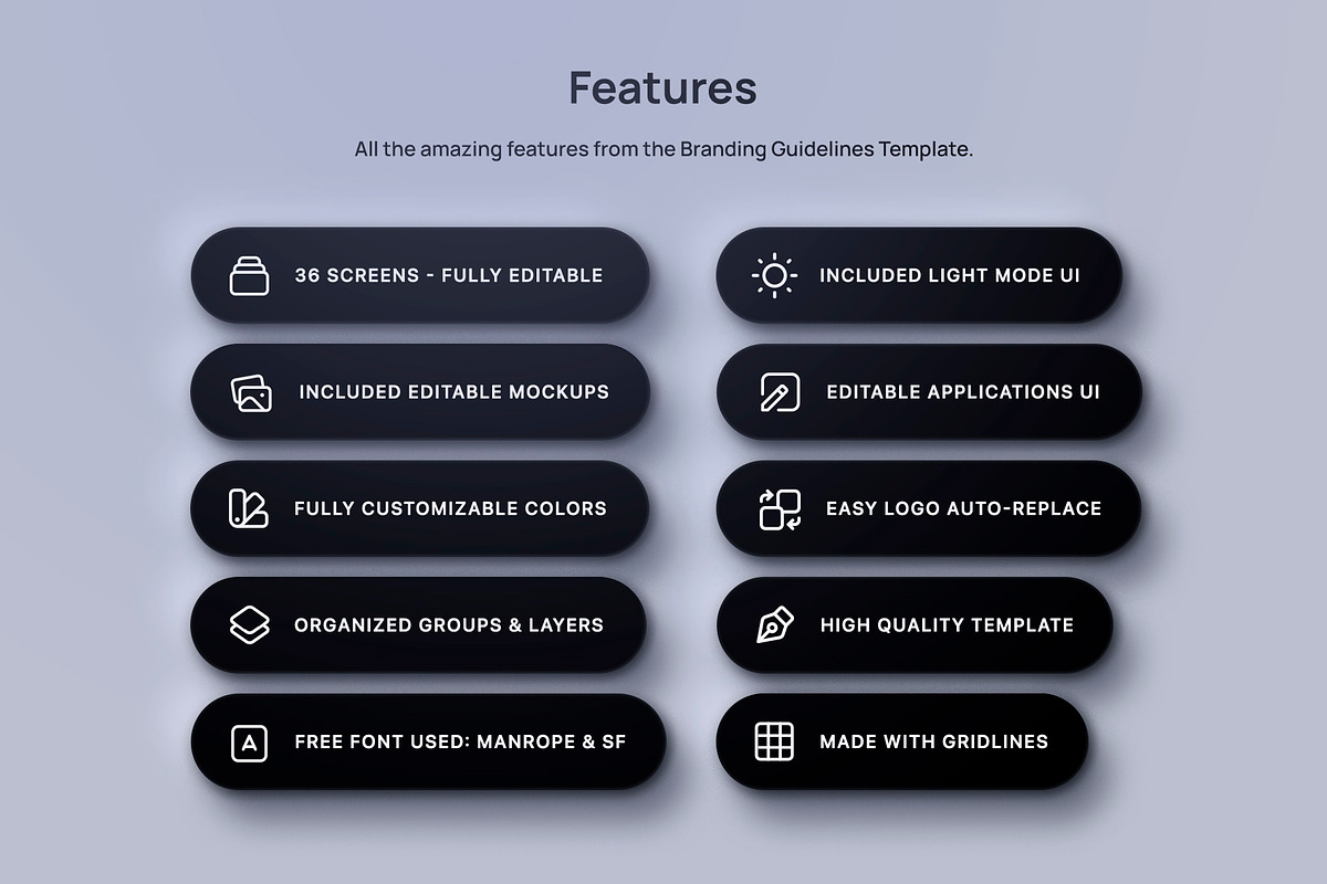 Brand Guidelines Template - Radesk, a Presentation Template by Asylab (Photo 2 of 11)