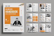 Employee Handbook Template Layout, a Brochure Template by ContestDesign (Thumbnail 1 of 4)