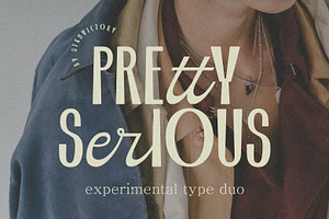 Pretty Serious Experimental Duo Sans, a Script Font by Struvictory.art