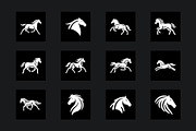 60 Horse Silhouette Logo Bundle, a Branding & Logo Template by Vectorium Studio (Thumbnail 3 of 11)