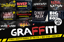 Graffiti Font Bundle - SALE
