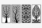 Leaf and Tree Vector Bundle, an Illustration by Creativeshirt (Thumbnail 3 of 9)