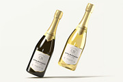 Champagne Bottle Mock-up, a Product Mockup by zippypixelstudio (Thumbnail 9 of 16)