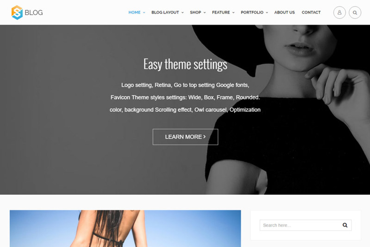 JV Blog Responsive Wordpress Theme, a WordPress Template by osstemplate (Photo 4 of 7)
