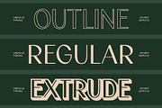 Canpile 3D, a Sans Serif Font by Craft Supply Co. (Thumbnail 2 of 8)