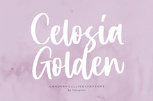 Celosia Golden - Calligraphy Font