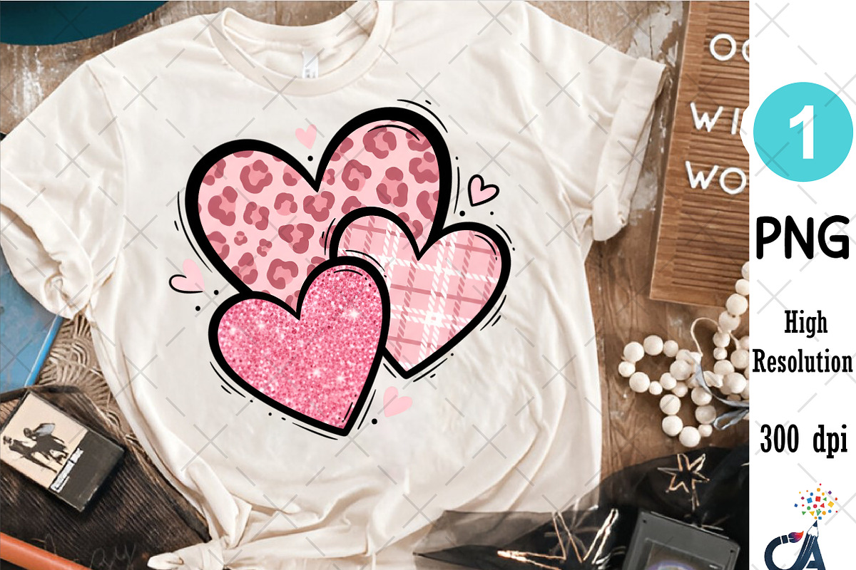 Valentine's Day Hearts Png, an Illustration by Creative Art (Photo 5 of 6)