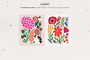 Abstract Modern Floral Graphics, a Decorative Illustration by likorbut (Thumbnail 6 of 7)
