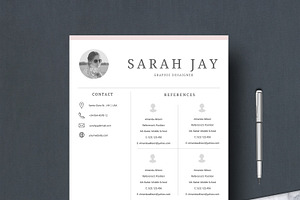 Resume Template 4 Pages Clean