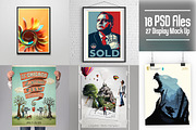 Minimalist Poster Mock Up Bundle, an Advertising Mockup by Pixel Place (Thumbnail 2 of 11)