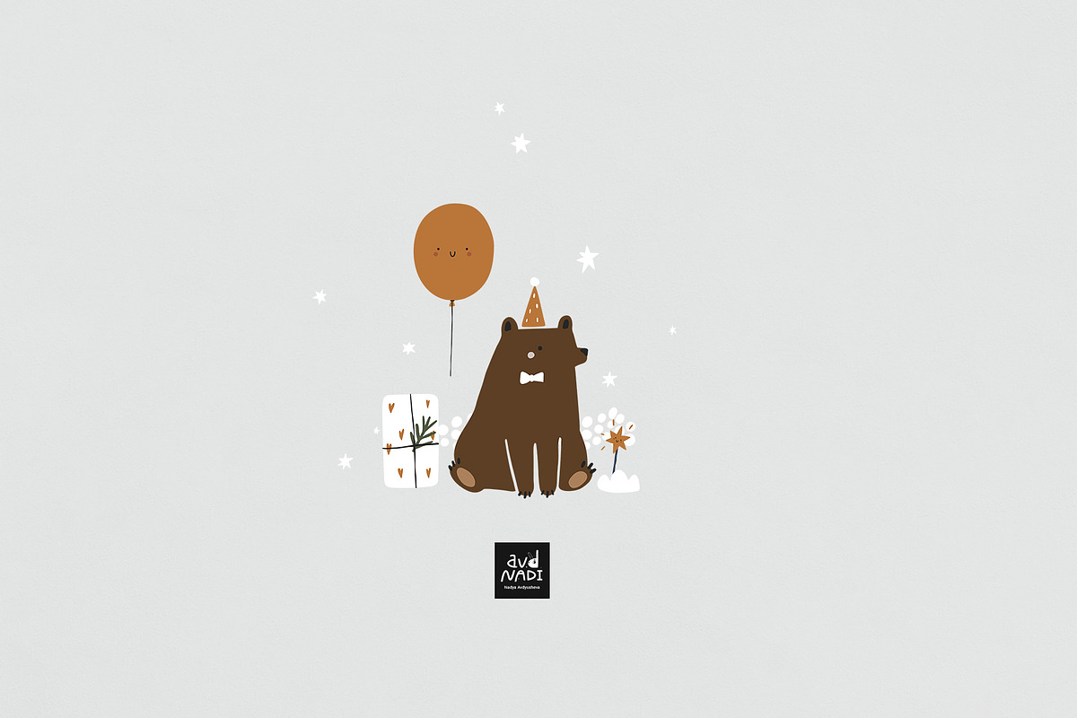 Winter Wonderland collection, an Animal Illustration by avdnadi (Photo 12 of 12)