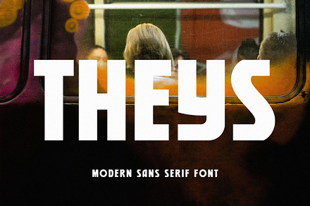 Theys - Modern Sans Serif Font, a Sans Serif Font by TypeLogue