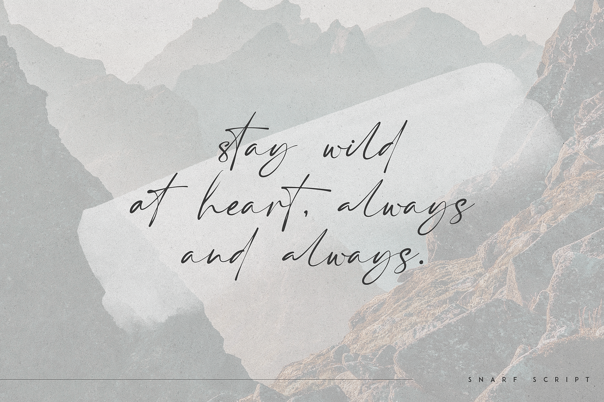 Snarf modern script, a Script Font by Only Fonts (Photo 3 of 10)