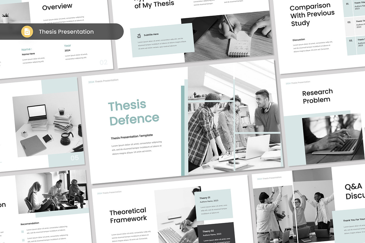 Thesis Presentation Slides, a Presentation Template by Antstheme (Photo 1 of 2)