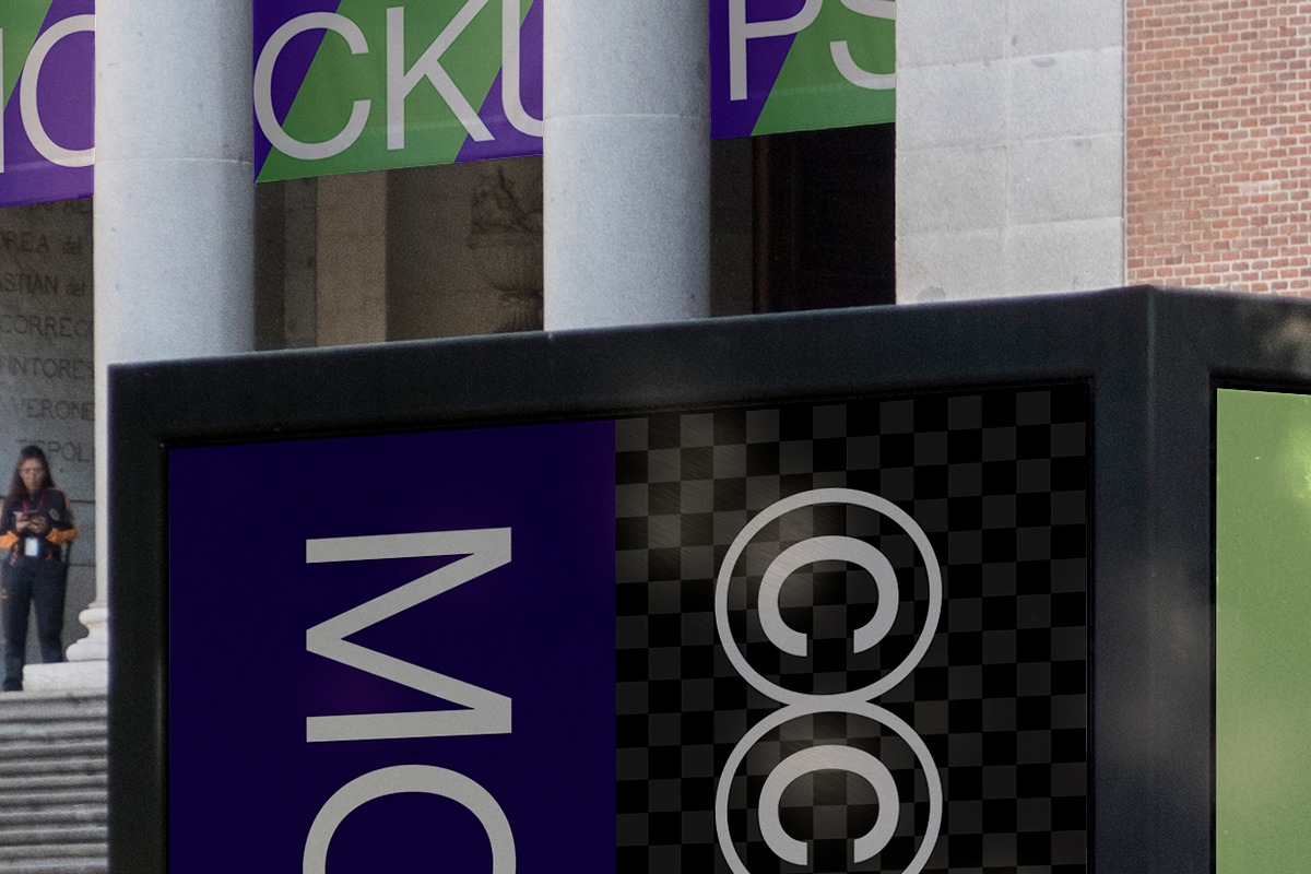 Madrid Museum Sign Mockup S012, an Advertising Mockup by CC Mockups (Photo 4 of 4)