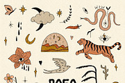 Boho Soul Bundle, an Animal Illustration by Annie Konst (Thumbnail 2 of 13)