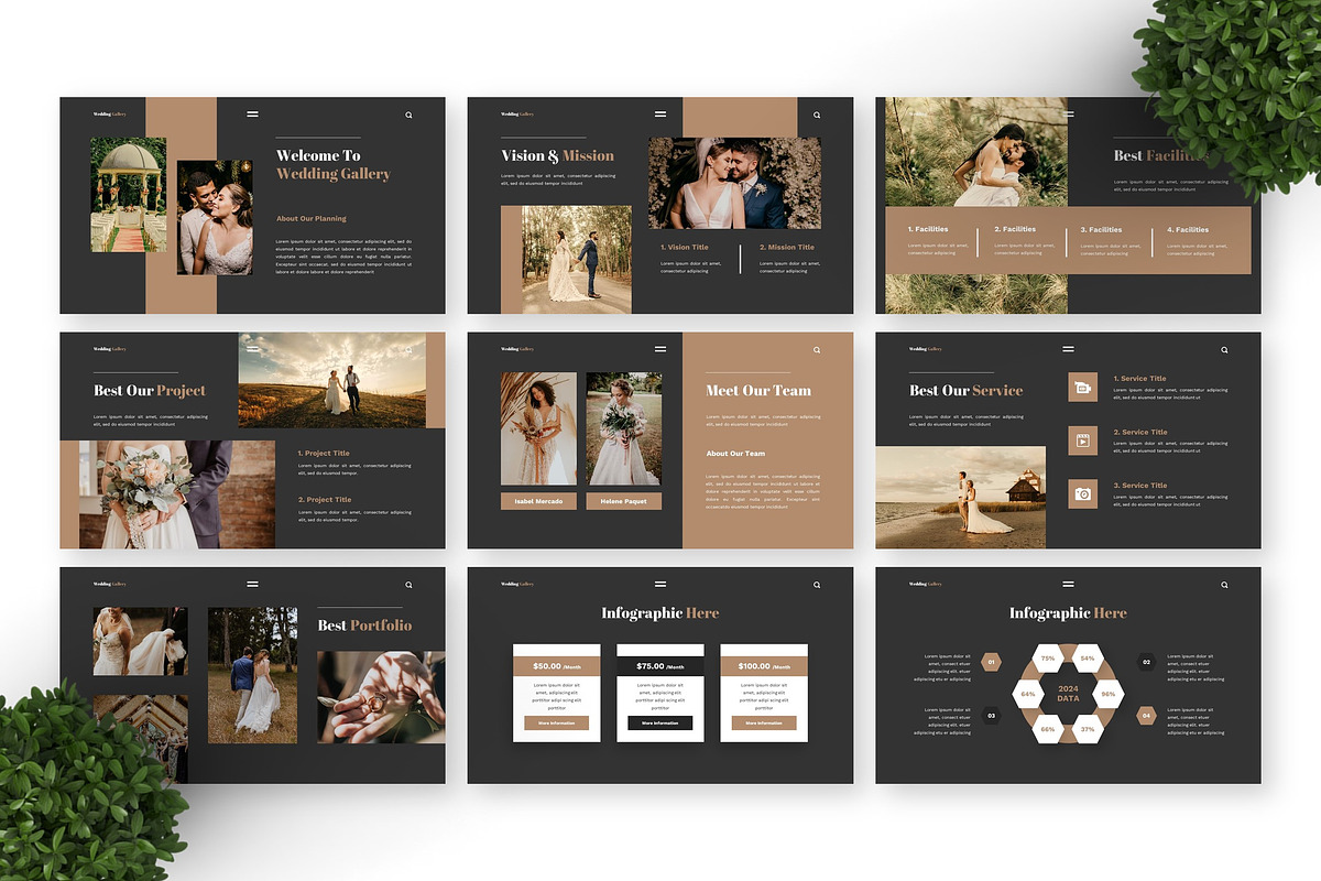 Wedding Gallery - Photography PPT, a Presentation Template by Deepslide Studio (Photo 3 of 6)