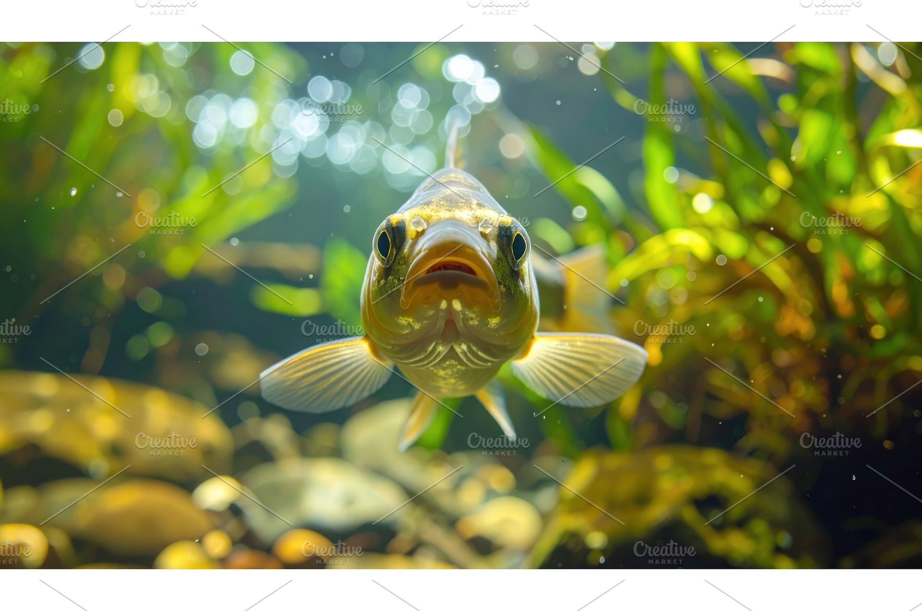 Close-up of a curious freshwater, a Nature Photo by Igor Tichonow