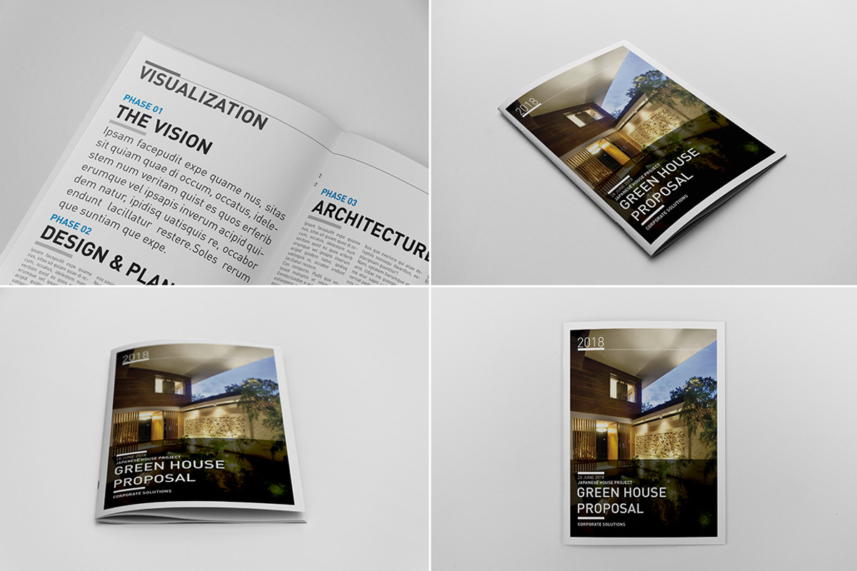 A4 Brochure Mockups, a Print Template by Andre28 (Photo 7 of 11)