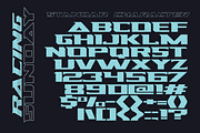 Racing Sunday, a Sans Serif Font by ahweproject (Thumbnail 3 of 9)