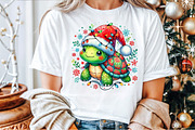 Christmas Turtle Sublimation PNG, an Illustration by Sublimation Artist (Thumbnail 7 of 9)